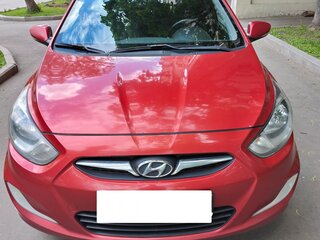 2011 Hyundai Solaris I, красный, 888000 рублей, вид 2