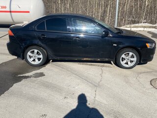 2008 Mitsubishi Lancer X, чёрный, 600000 рублей, вид 4