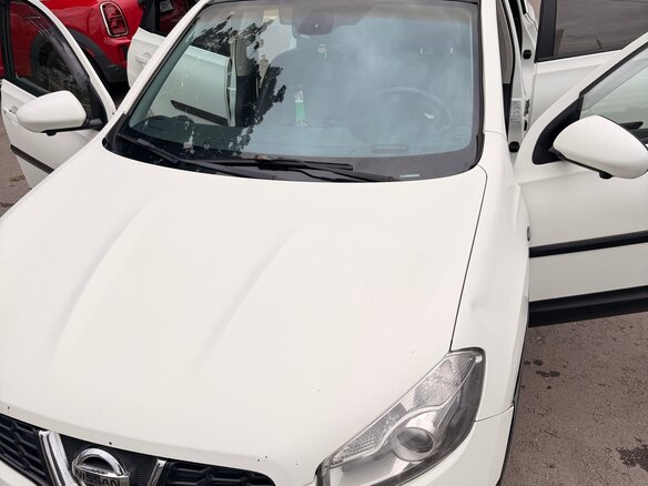 2012 Nissan Qashqai+2 I Рестайлинг, белый, 1150000 рублей
