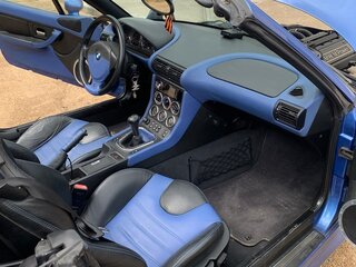 1999 BMW Z3 M I (E36), голубой, 4500000 рублей, вид 3