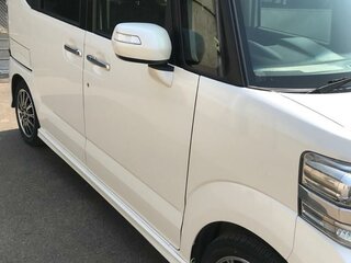 2016 Honda N-BOX I Рестайлинг, белый, 900000 рублей, вид 2