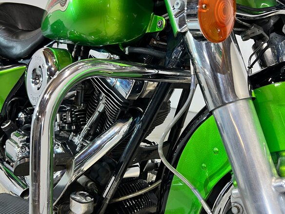 2003 Harley-Davidson Electra Glide, зелёный, 499000 рублей - вид 13