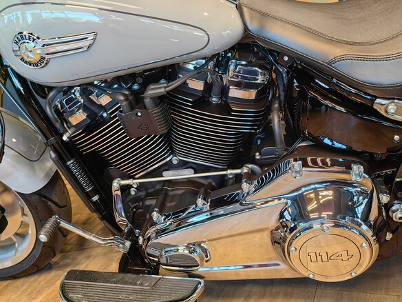 2024 Harley-Davidson Fat Boy, серый, 3500000 рублей - вид 5