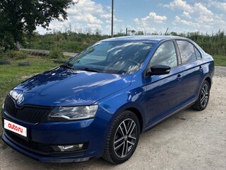 2019 Skoda Rapid I Рестайлинг, синий, 1620000 рублей, вид 1