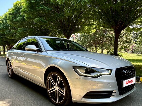 2014 Audi A6 IV (C7), серебристый, 1890000 рублей - вид 2