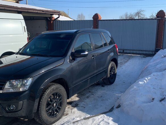2012 Suzuki Grand Vitara II Рестайлинг 2, чёрный, 1350000 рублей