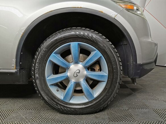 2004 Infiniti FX35 I (S50), серебристый, 780000 рублей - вид 12