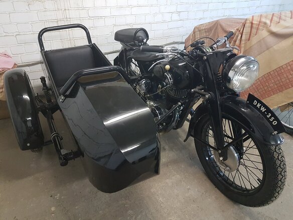 1942 DKW NZ 350, чёрный - вид 8