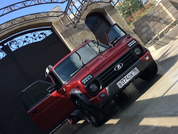 2017 Lada (ВАЗ) 2121 (4x4) Urban I Рестайлинг, красный - вид 12