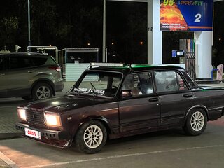 2003 Lada (ВАЗ) 2107, пурпурный, 90000 рублей, вид 2