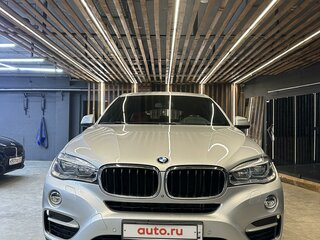 2015 BMW X6 30d II (F16), серебристый, 3900000 рублей, вид 4