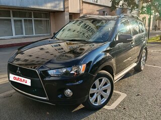 2011 Mitsubishi Outlander II Рестайлинг, чёрный, 1150000 рублей, вид 2