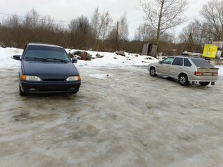 2008 Lada (ВАЗ) 2114, серебристый, 160000 рублей, вид 3