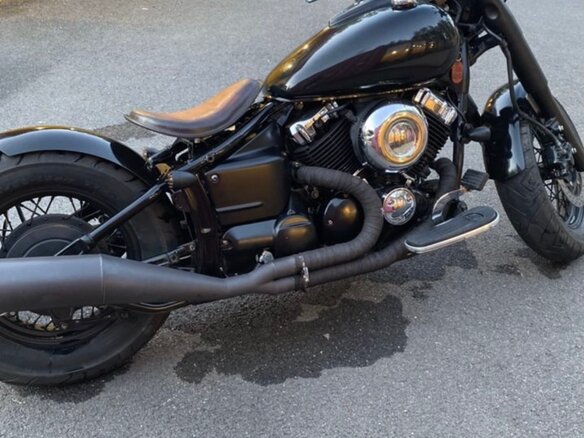 2003 Yamaha XVS400 Drag Star, чёрный, 499000 рублей - вид 13