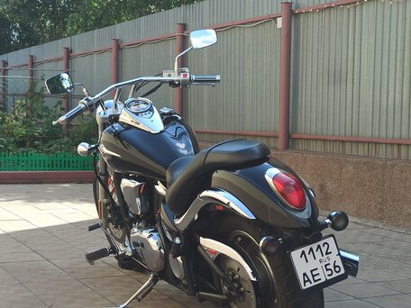2009 Kawasaki VN900 Vulcan, чёрный, 699000 рублей, вид 1