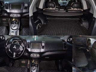 2008 Mitsubishi Outlander II, серый, 1350000 рублей, вид 4