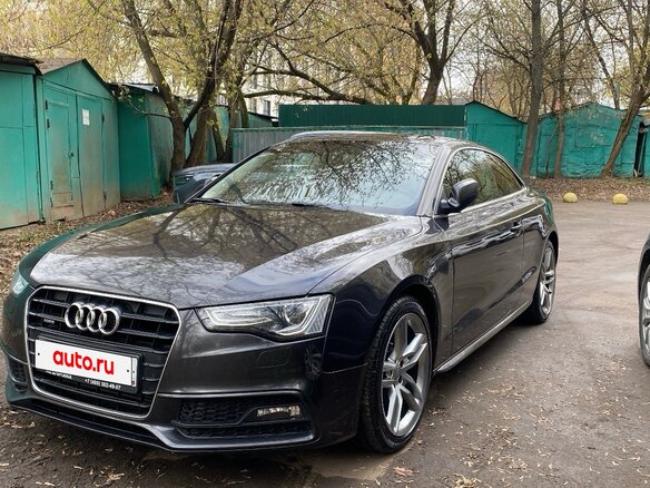 2015 Audi A5 I (8T) Рестайлинг, чёрный, 1600000 рублей