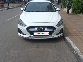 2017 Hyundai Sonata VII (LF) Рестайлинг, белый, 1700000 рублей, вид 1