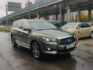 2017 Infiniti QX60 I Рестайлинг, серый, 1790000 рублей, вид 2