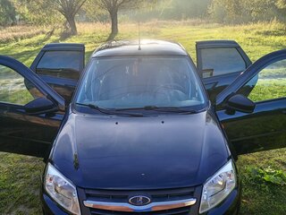 2015 Lada (ВАЗ) Granta I, чёрный, 470000 рублей, вид 3