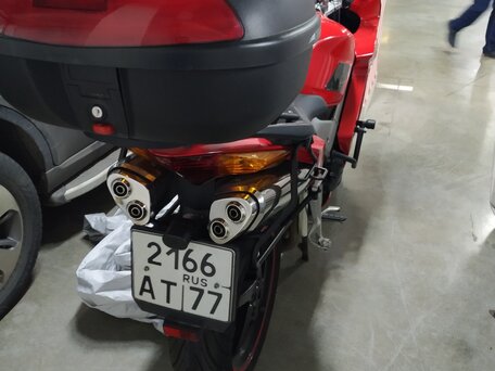 2002 Honda VFR 800, красный, 450000 рублей, вид 2