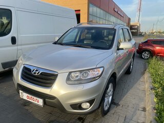 2011 Hyundai Santa Fe II Рестайлинг, серебристый, 800000 рублей, вид 2