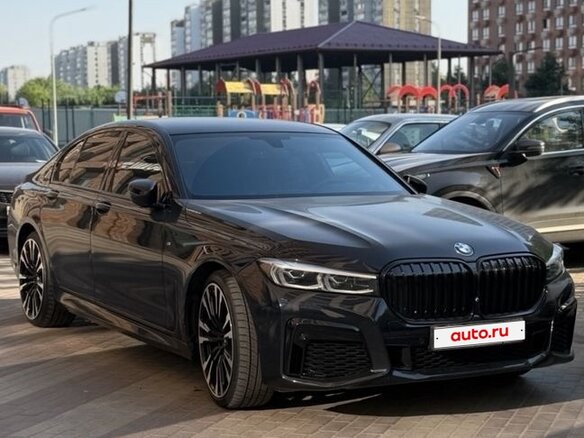 2019 BMW 7 серии 730i VI (G11/G12) Рестайлинг, синий, 4800000 рублей
