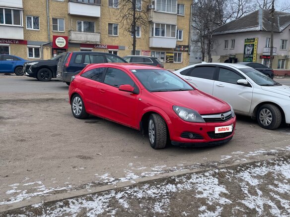 2008 Opel Astra GTC H Рестайлинг, красный, 375000 рублей - вид 2