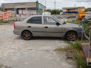2008 Hyundai Accent ТагАЗ II, бежевый, 410000 рублей, вид 2