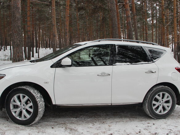 2014 Nissan Murano II (Z51) Рестайлинг 2, белый, 1960000 рублей - вид 4