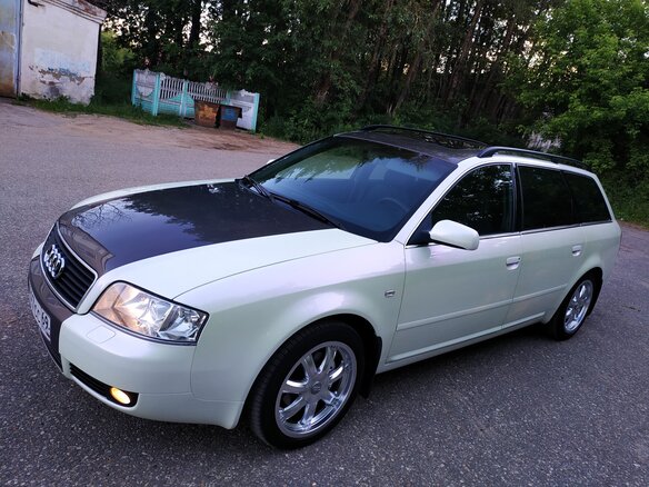 1998 Audi A6 II (C5), белый - вид 3