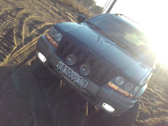 2000 Jeep Grand Cherokee II (WJ), серый - вид 5