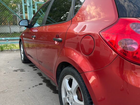 2007 Kia Ceed I, красный, 499999 рублей - вид 4