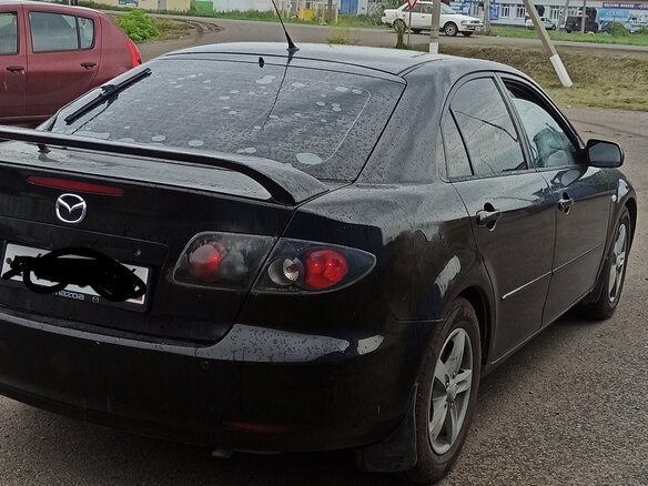 2002 Mazda 6 I (GG), чёрный, 550000 рублей - вид 2