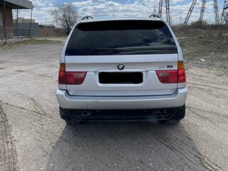 2001 BMW X5 4.4i I (E53), серебристый, 850000 рублей, вид 5
