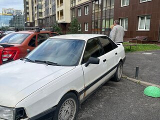 1991 Audi 80 IV (B3), белый, 150000 рублей, вид 1