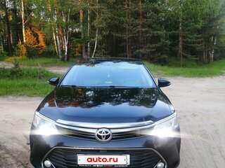 2015 Toyota Camry VII (XV50) Рестайлинг, чёрный, 1800000 рублей, вид 5
