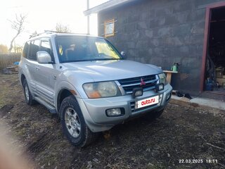 2001 Mitsubishi Montero III, серебристый, 435000 рублей, вид 1