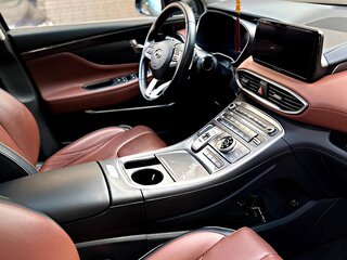 2021 Hyundai Santa Fe IV Рестайлинг, чёрный, 4100000 рублей, вид 5