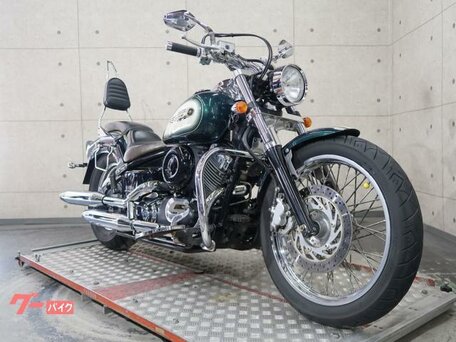 2007 Yamaha XVS400 Drag Star, зелёный, 390000 рублей, вид 3