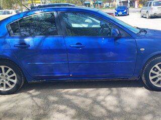 2008 Mazda 3 I (BK) Рестайлинг, синий, 420000 рублей, вид 5
