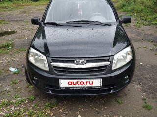 2012 Lada (ВАЗ) Granta I, чёрный, 300000 рублей, вид 1