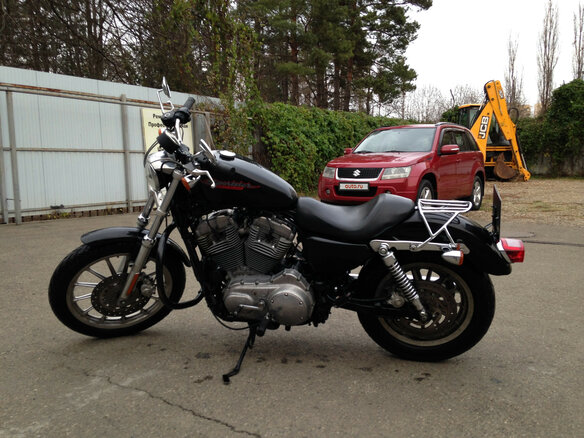 2007 Harley-Davidson Sportster 883, чёрный - вид 1