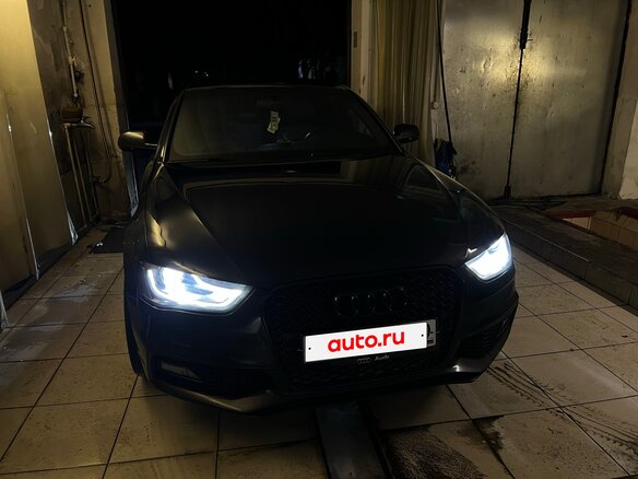 2014 Audi A4 IV (B8) Рестайлинг, чёрный, 1800000 рублей - вид 4