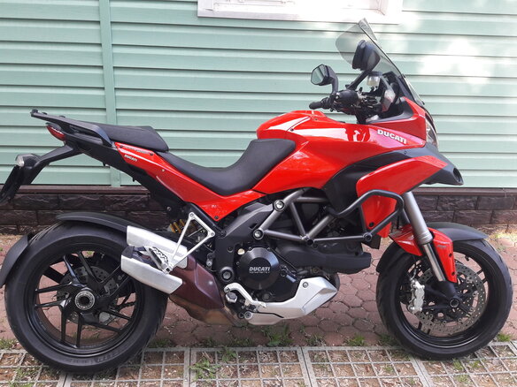 2012 Ducati Multistrada 1200, пурпурный, 720000 рублей - вид 1