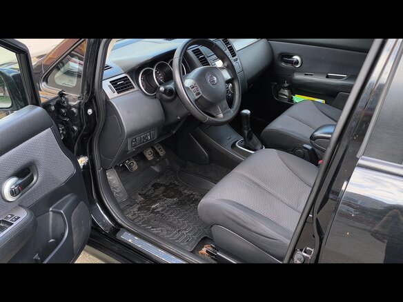 2008 Nissan Tiida I, чёрный, 585000 рублей - вид 5