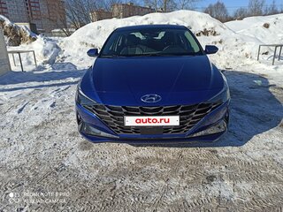 2020 Hyundai Elantra VII (CN7), синий, 1900000 рублей, вид 2