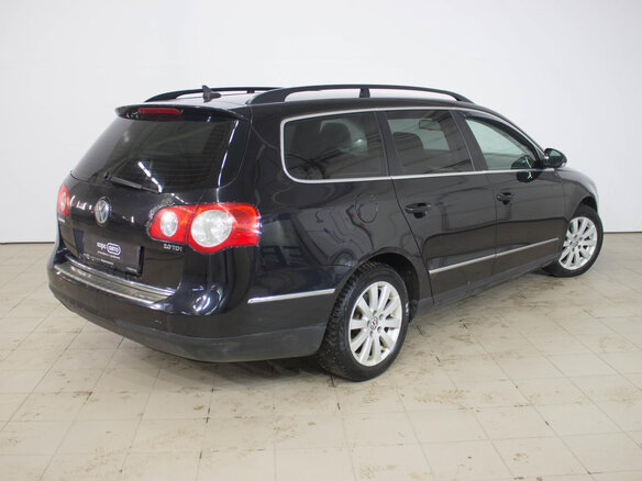 2007 Volkswagen Passat B6, чёрный - вид 3