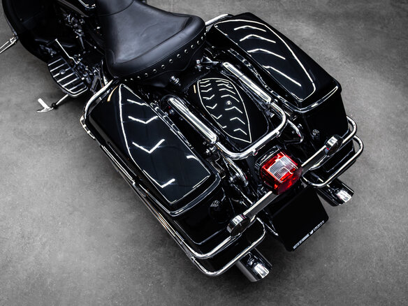 2003 Harley-Davidson Road King, чёрный, 1400000 рублей - вид 15