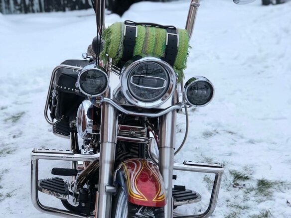 2004 Harley-Davidson Softail Custom, красный, 1188668 рублей - вид 30